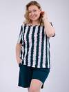 Malina Костюм 546396 9392и изумрудный/белый