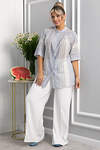 LT Collection Блуза 546399 Б13876-24М голубой