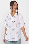 LT Collection Блуза 546405 Б13962-20М белый