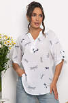 LT Collection Блуза 546405 Б13962-20М белый
