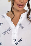 LT Collection Блуза 546405 Б13962-20М белый