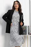 LT Collection Платье 546415 П13965-36М черно-белый