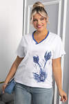 LT Collection Блуза 546417 Б13975-20М белый