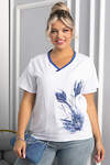 LT Collection Блуза 546417 Б13975-20М белый