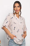 LT Collection Блуза 546425 Б13974-20М светло-бежевый
