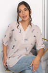 LT Collection Блуза 546425 Б13974-20М светло-бежевый