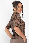 LT Collection Блуза 546430 Б13991-19М коричневый