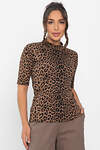 LT Collection Блуза 546430 Б13991-19М коричневый