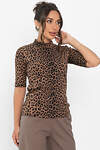 LT Collection Блуза 546430 Б13991-19М коричневый