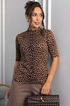 LT Collection Блуза 546430 Б13991-19М коричневый