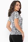 LT Collection Блуза 546431 Б13986-19М черно-белый