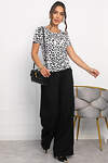 LT Collection Блуза 546431 Б13986-19М черно-белый