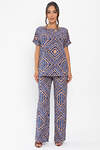 LT Collection Костюм 546432 К13982-12М сине-бежевый