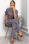 LT Collection Костюм 546432 К13982-12М сине-бежевый