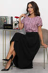 LT Collection Платье 546440 П13997-16М черный/сиреневый