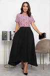 LT Collection Платье 546440 П13997-16М черный/сиреневый