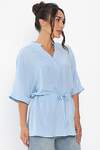 LT Collection Блуза 546443 Б13981-30М голубой
