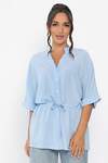LT Collection Блуза 546443 Б13981-30М голубой