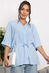 LT Collection Блуза 546443 Б13981-30М голубой