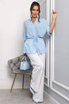 LT Collection Блуза 546443 Б13981-30М голубой