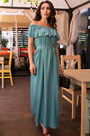 LT Collection Платье 546450 П14010-12М бирюзовый/серый