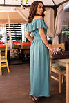 LT Collection Платье 546450 П14010-12М бирюзовый/серый