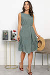 LT Collection Платье 546454 П14011-12М коричневый/голубой