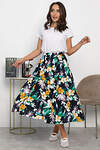 LT Collection Юбка 546459 Ю14022-10М темно-синий/мультиколор