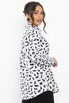 LT Collection Рубашка 548557 Б13844-16М черно-белый