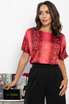 LT Collection Блуза 548559 Б14033-16М красный