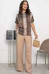 LT Collection Блуза 548560 Б14031-16М коричневый