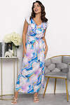 LT Collection Платье 548788 П14073-4М сиренево-синий