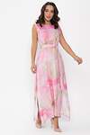 LT Collection Платье 548791 П14071-4М розовый