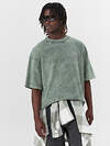 MARK FORMELLE Футболка 549123 111883 ACID WASH серый +печать