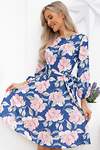 LT Collection Платье 549212 П13790-45М синий/розовый