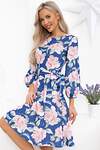 LT Collection Платье 549212 П13790-45М синий/розовый