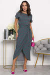 LT Collection Платье 549220 П14082-12М зеленый/фуксия