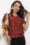 LT Collection Блуза 549223 Б14067-3М коричневый