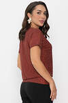 LT Collection Блуза 549223 Б14067-3М коричневый