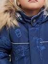 BATIK Комбинезон 549496 206-26з-2 Принт синий монохром