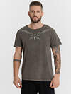MARK FORMELLE Футболка 550049 111773 ACID WASH т.оливковый +печать