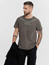 MARK FORMELLE Футболка 550049 111773 ACID WASH т.оливковый +печать