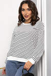 LT Collection Джемпер 550208 Б14096-20М черно-белый