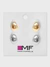 MARK FORMELLE Серьги 550954 LA508-0697 золото +серебро