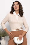 LT Collection Поло 551353 Б14152-10М бежевый