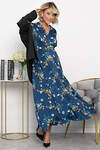 LT Collection Платье 551358 П14145-1М синий