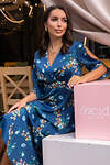 LT Collection Платье 551358 П14145-1М синий