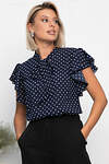 LT Collection Блуза 552538 Б13948-6М синий
