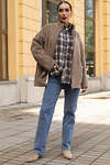 LT Collection Рубашка 552567 Б14144-7М коричневый