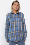 LT Collection Рубашка 552568 Б14133-7М голубой